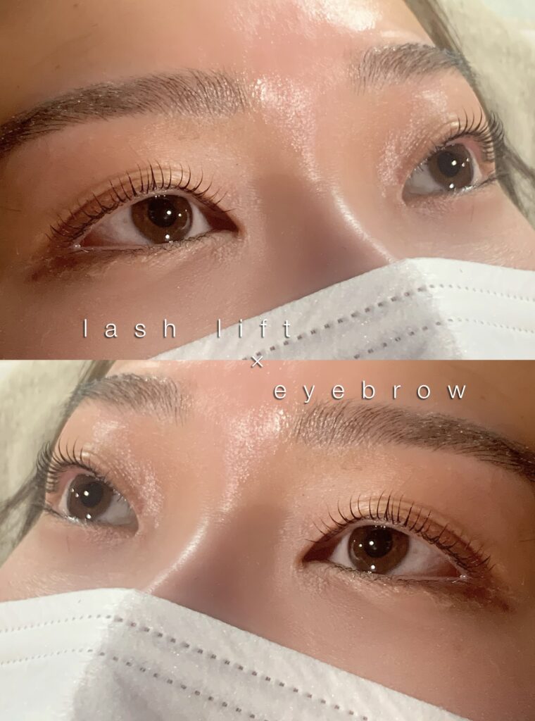 eyebrow × lash lift