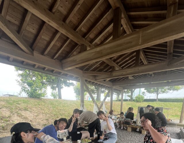 みんなでBBQ