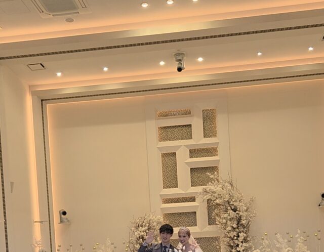 今年最後の婚礼のお仕事