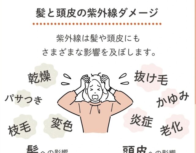 髪と頭皮のUVケア